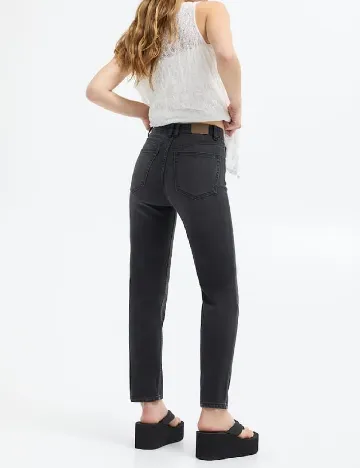 Blugi Pull&Bear, negru Negru