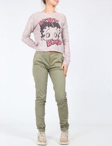 Pantaloni Bershka, verde