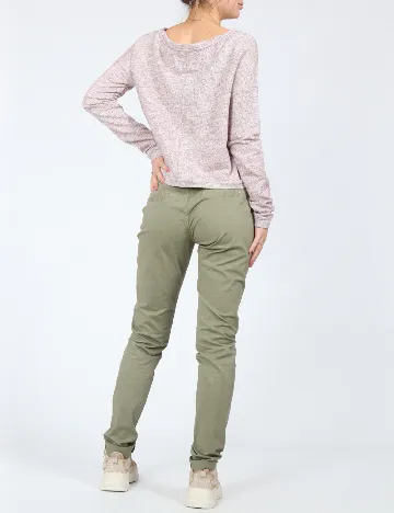 Pantaloni Bershka, verde Verde