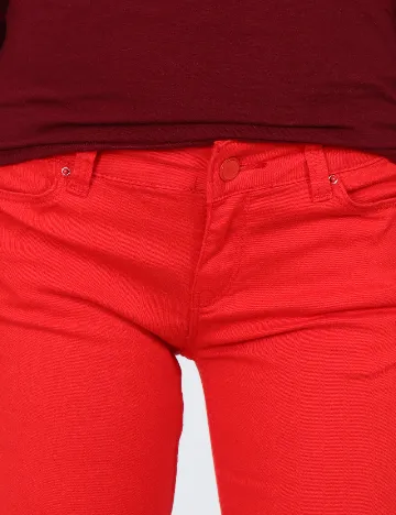 Pantaloni Zra, rosu Rosu