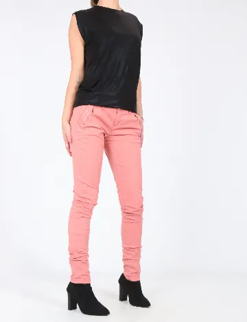 Pantaloni Bershka, roz Roz
