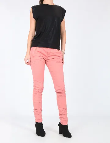Pantaloni Bershka, roz Roz