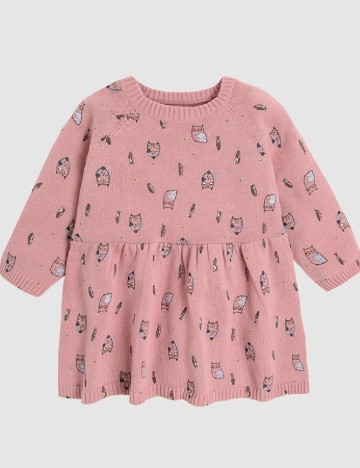 Rochie Cool Club, roz