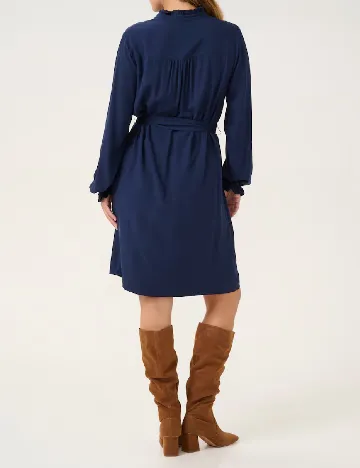 Rochie scurta Cream, bleumarin Albastru