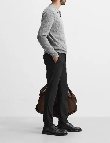 Pantaloni Zra, negru Negru