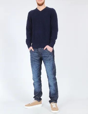 Blugi Zara, albastru Albastru