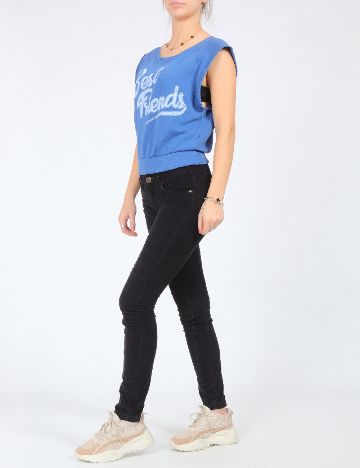 Pantaloni Zra, negru