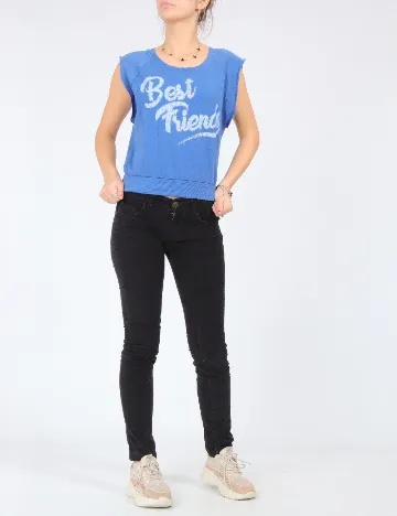 Pantaloni Zra, negru Negru