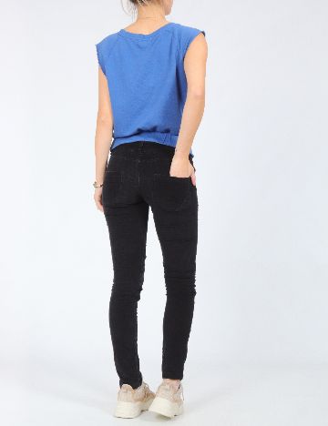 Pantaloni Zra, negru