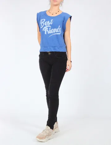 Pantaloni Zra, negru Negru