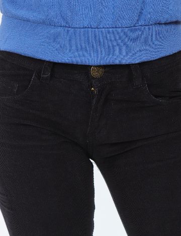 Pantaloni Zra, negru