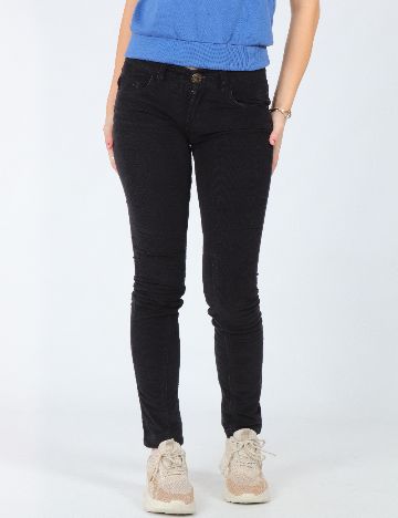 Pantaloni Zra, negru