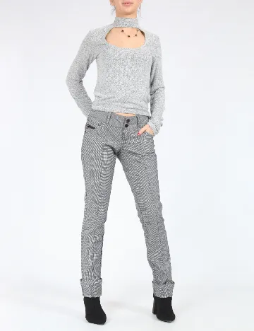 Pantaloni Bershka, gri Gri