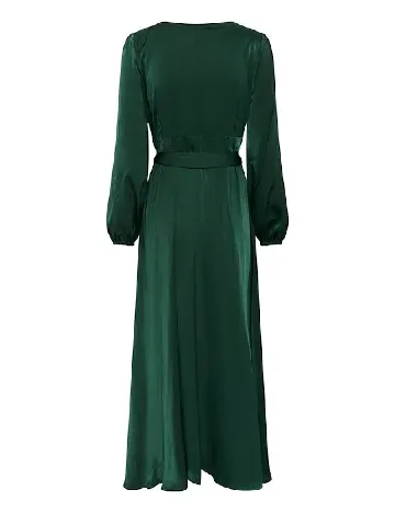 Rochie lunga Cream, verde Verde