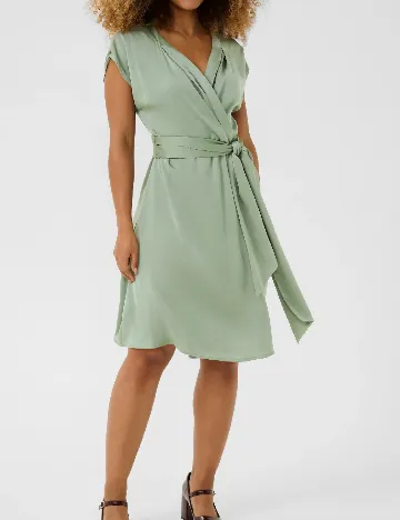 Rochie scurta Cream, verde Verde