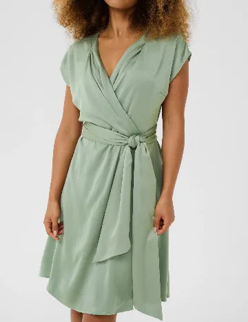 Rochie scurta Cream, verde Verde