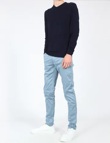 Pantaloni Zara, albastru Albastru