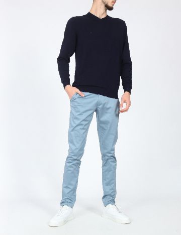 Pantaloni Zara, albastru