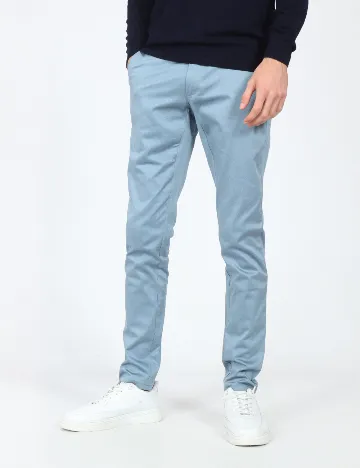 Pantaloni Zara, albastru Albastru