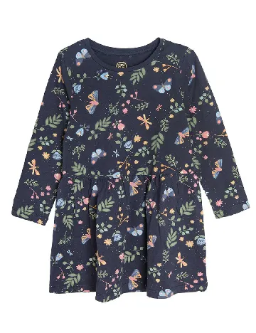 Rochie medie Cool Club, bleumarin Albastru
