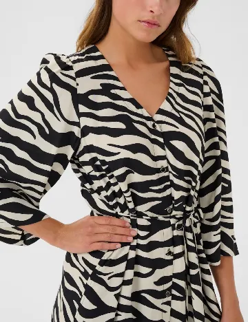Rochie scurta Kaffe, negru/bej Negru