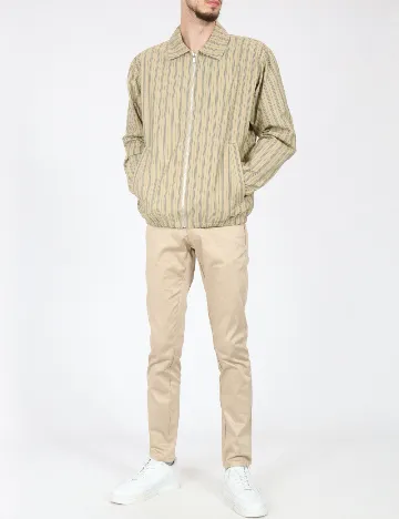 Pantaloni Zara, bej Crem