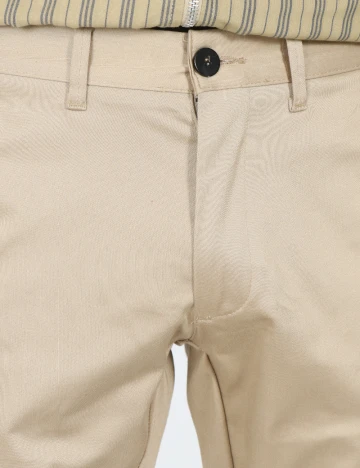 Pantaloni Zara, bej Crem