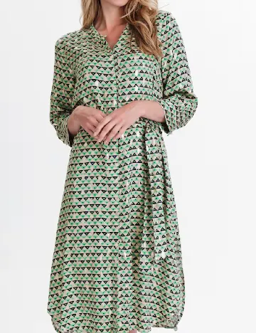 Rochie medie Culture, verde Verde