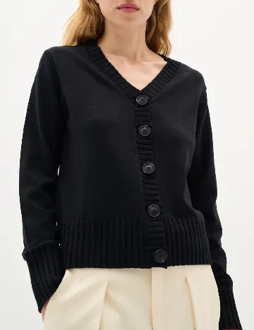 Cardigan InWear, negru Negru