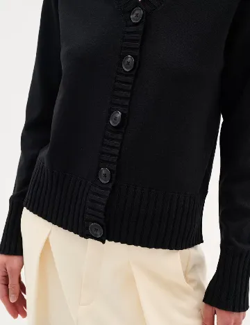 Cardigan InWear, negru Negru