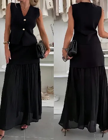 Compleu SHEIN, negru Negru