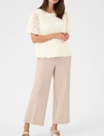 Bluza Culture, ecru Alb
