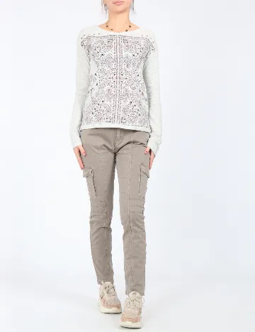 Bluza Bershka, gri Gri