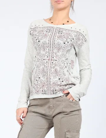 Bluza Bershka, gri Gri