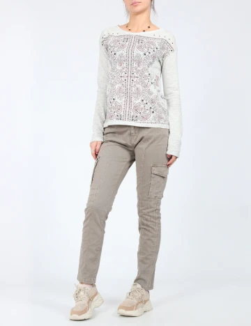 Bluza Bershka, gri Gri