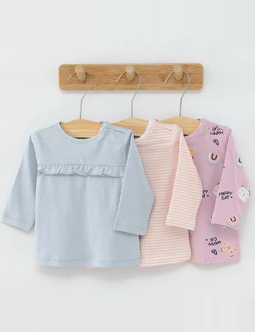 Set bluze 3 bucati Cool Club, mix culori