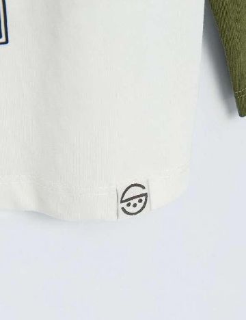 Bluza Cool Club, alb/verde