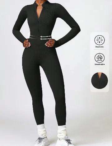 Salopeta SHEIN, negru Negru
