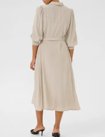 Rochie medie Kaffe, crem Crem