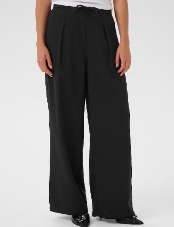 Pantaloni Kaffe, negru