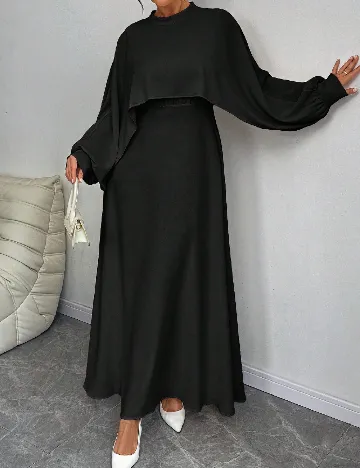 Rochie lunga SHEIN CURVE, negru Negru