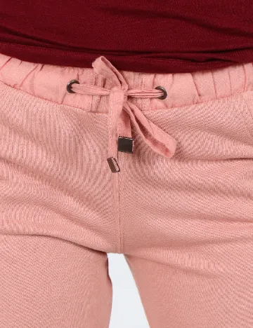 Pantaloni Bershka, roz Roz