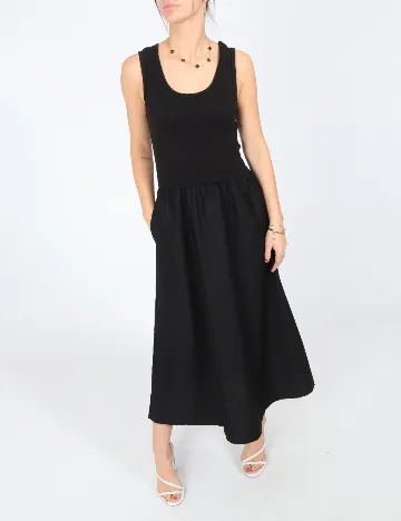 Rochie medie Culture, negru Negru