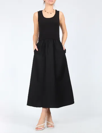 Rochie medie Culture, negru Negru