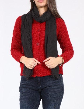 Esarfa Bershka, negru