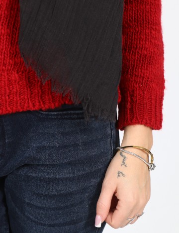 Esarfa Bershka, negru