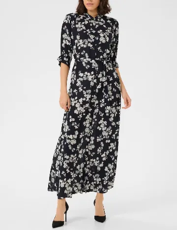 Rochie lunga Kaffe, negru Negru