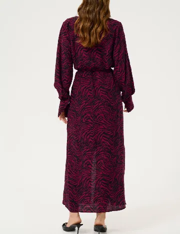 Rochie lunga Kaffe, negru/roz Roz
