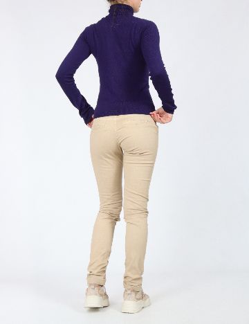 Pantaloni Bershka, crem