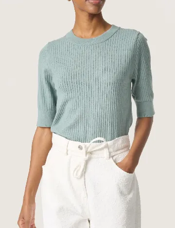 Bluza Soaked In Luxury, turcoaz Verde